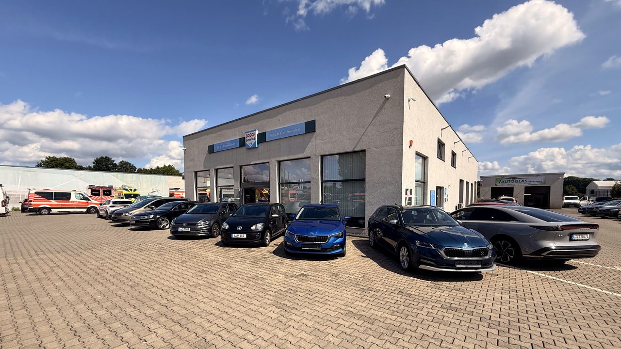 Außenansicht der Filiale von Heil Automobile in Leipzig